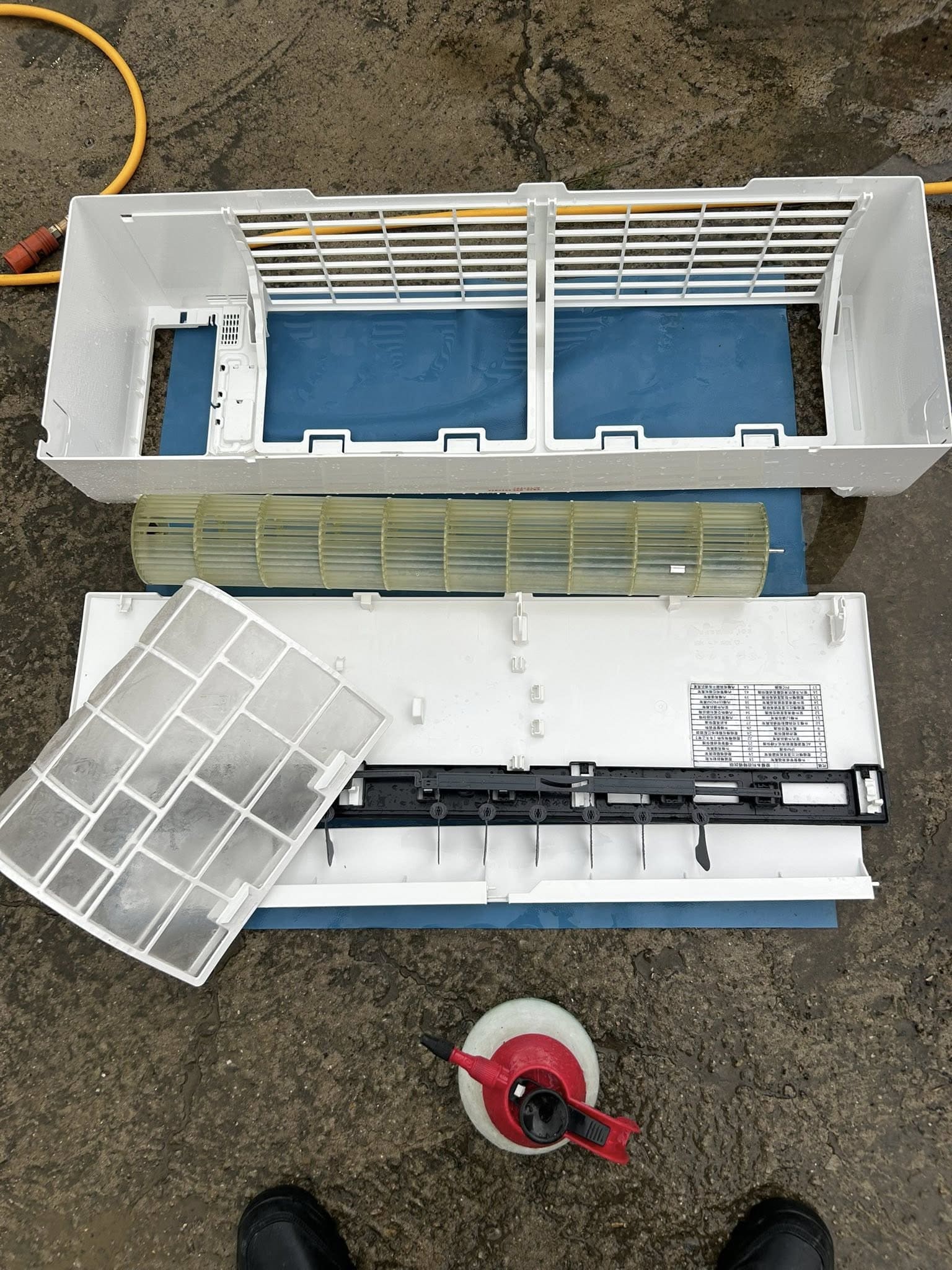 冷氣整台拆解 after