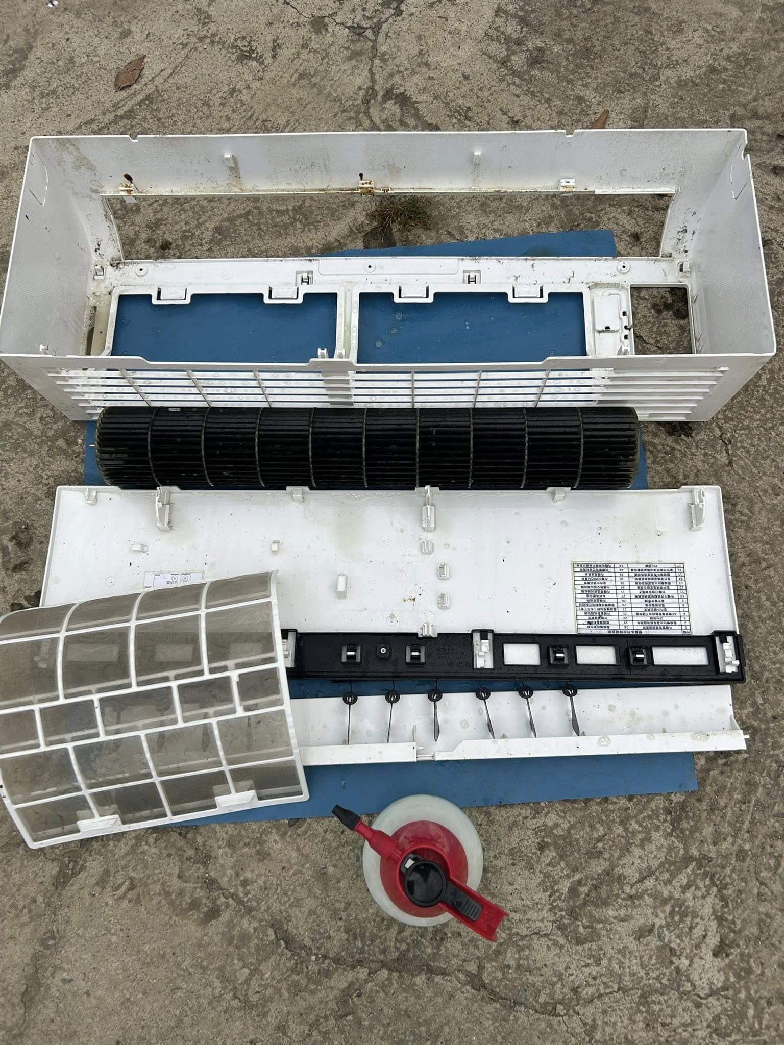 冷氣整台拆解 before